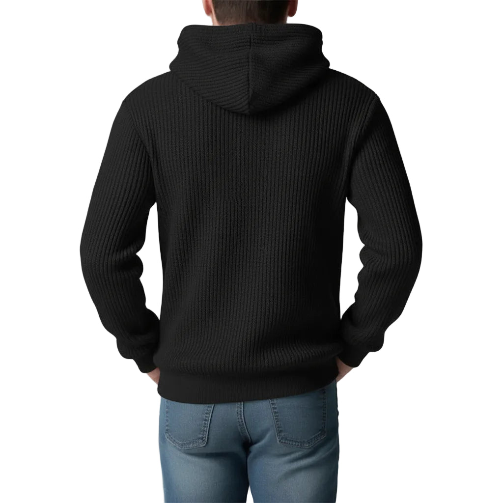 Herren Hoodie Rundhals Langarm Lockerer Schnitt