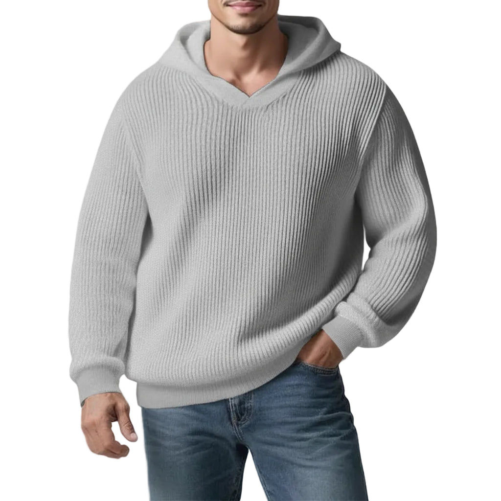 Herren Hoodie Rundhals Langarm Lockerer Schnitt