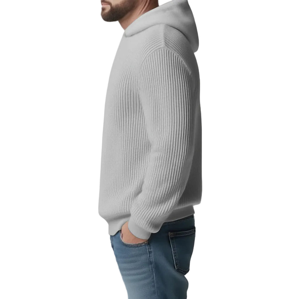 Herren Hoodie Rundhals Langarm Lockerer Schnitt